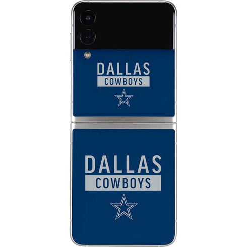 NFL Dallas Cowboys Blue Performance Series Galaxy Z Flip3 5G Skin