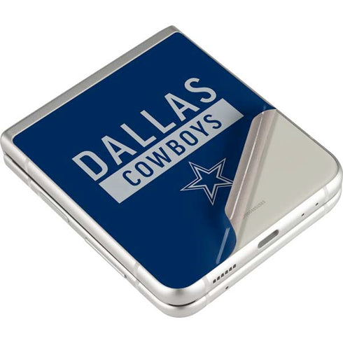 NFL Dallas Cowboys Blue Performance Series Galaxy Z Flip3 5G Skin