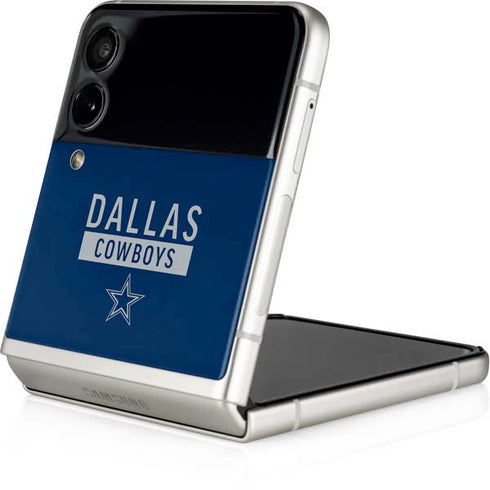 NFL Dallas Cowboys Blue Performance Series Galaxy Z Flip3 5G Skin