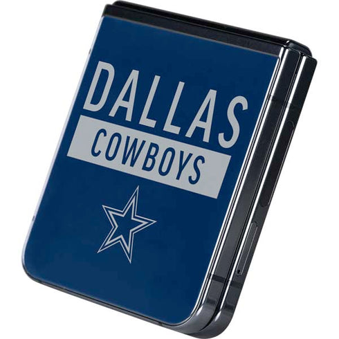 NFL Dallas Cowboys Blue Performance Series Galaxy Z Flip5 5G Skin