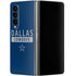 NFL Dallas Cowboys Blue Performance Series Galaxy Z Fold4 5G Skin