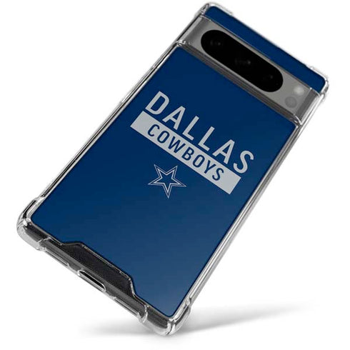 NFL Dallas Cowboys Blue Performance Series Google Pixel 8 Pro Clear Case