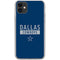 NFL Dallas Cowboys Blue Performance Series iPhone 11 Clear Case