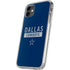 NFL Dallas Cowboys Blue Performance Series iPhone 11 Clear Case