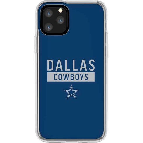 NFL Dallas Cowboys Blue Performance Series iPhone 11 Pro Clear Case