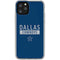 NFL Dallas Cowboys Blue Performance Series iPhone 11 Pro Clear Case