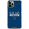 NFL Dallas Cowboys Blue Performance Series iPhone 11 Pro Max Clear Case