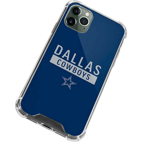 NFL Dallas Cowboys Blue Performance Series iPhone 11 Pro Max Clear Case