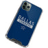 NFL Dallas Cowboys Blue Performance Series iPhone 11 Pro Max Clear Case