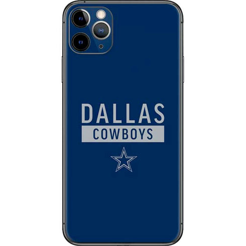 NFL Dallas Cowboys Blue Performance Series iPhone 11 Pro Max Skin
