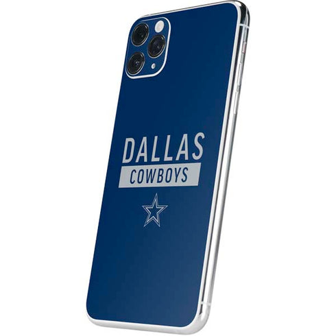 NFL Dallas Cowboys Blue Performance Series iPhone 11 Pro Max Skin