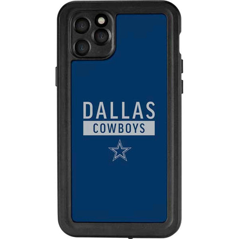 NFL Dallas Cowboys Blue Performance Series iPhone 11 Pro Max Waterproof Case