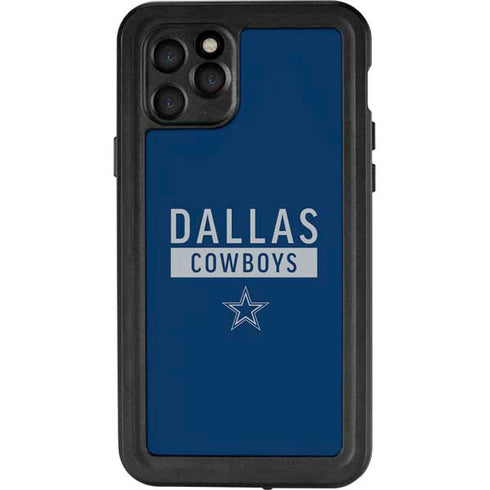NFL Dallas Cowboys Blue Performance Series iPhone 11 Pro Waterproof Case