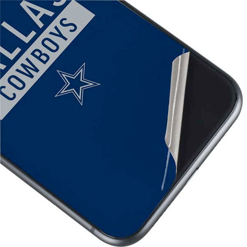 NFL Dallas Cowboys Blue Performance Series iPhone 11 Skin