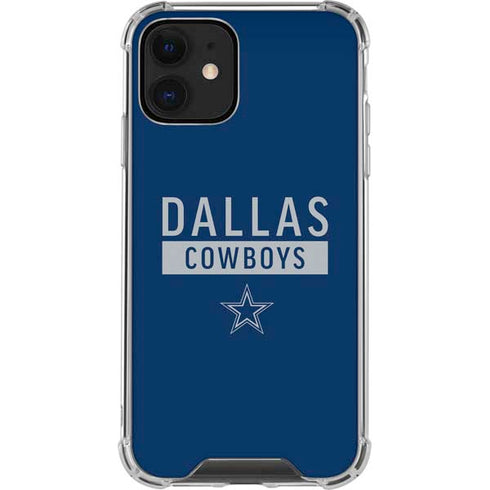 NFL Dallas Cowboys Blue Performance Series iPhone 12 Clear Case