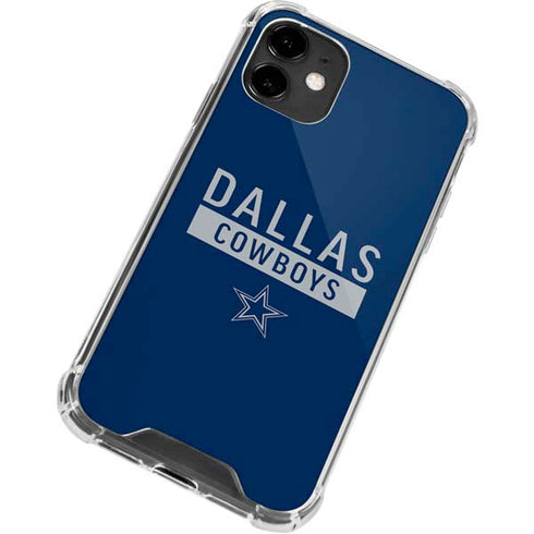 NFL Dallas Cowboys Blue Performance Series iPhone 12 Mini Clear Case