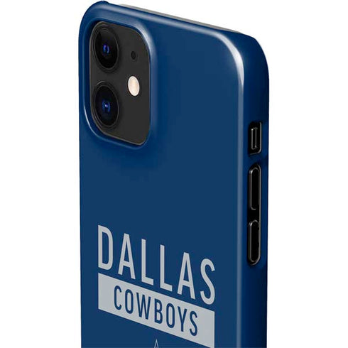 NFL Dallas Cowboys Blue Performance Series iPhone 12 Mini Lite Case