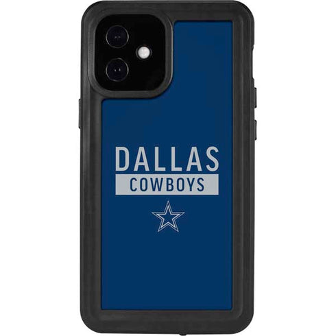 NFL Dallas Cowboys Blue Performance Series iPhone 12 Mini Waterproof Case