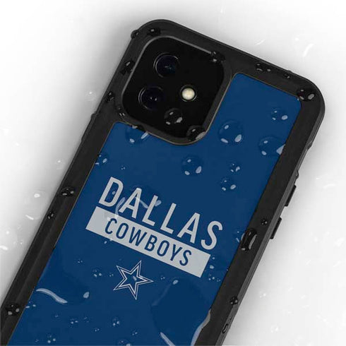 NFL Dallas Cowboys Blue Performance Series iPhone 12 Mini Waterproof Case