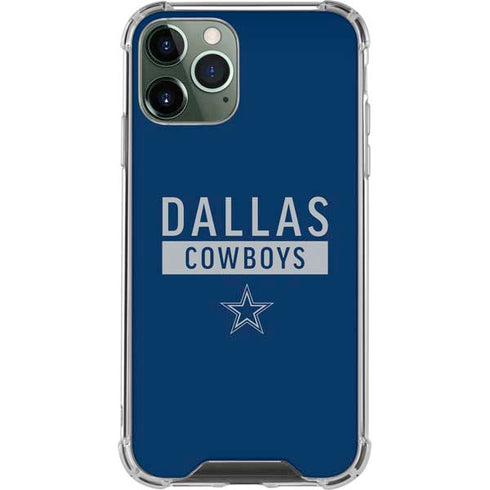 NFL Dallas Cowboys Blue Performance Series iPhone 12 Pro Max Clear Case