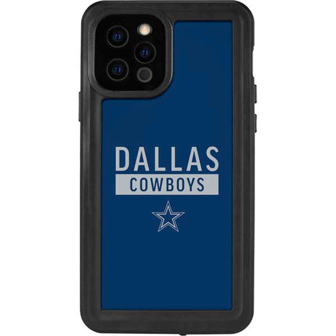 NFL Dallas Cowboys Blue Performance Series iPhone 12 Pro Waterproof Case