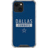 NFL Dallas Cowboys Blue Performance Series iPhone 13 Clear Case
