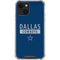 NFL Dallas Cowboys Blue Performance Series iPhone 13 Mini Clear Case