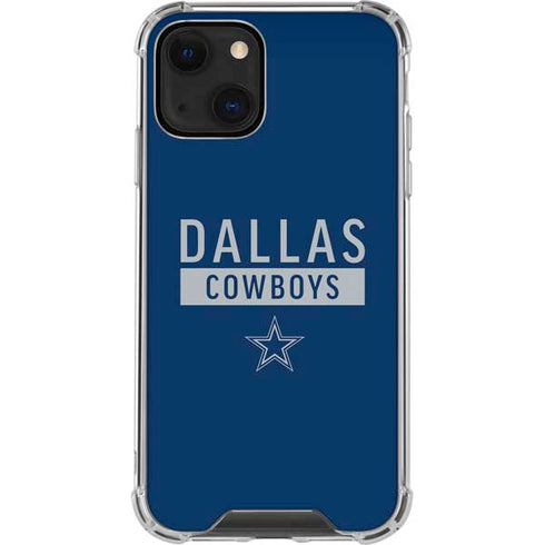 NFL Dallas Cowboys Blue Performance Series iPhone 14 Plus Clear Case