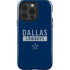 NFL Dallas Cowboys Blue Performance Series iPhone 14 Pro Impact Case