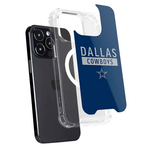 NFL Dallas Cowboys Blue Performance Series iPhone 15 Pro MagSafe Case