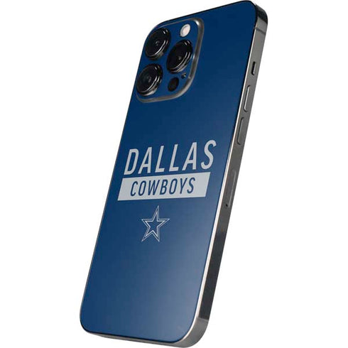 NFL Dallas Cowboys Blue Performance Series iPhone 14 Pro Max Skin