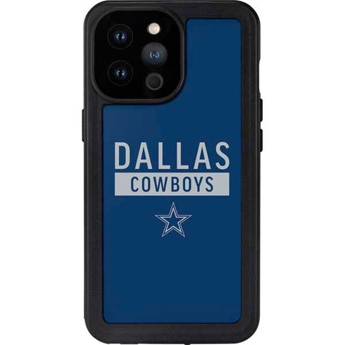 NFL Dallas Cowboys Blue Performance Series iPhone 14 Pro Max Waterproof Case