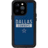 NFL Dallas Cowboys Blue Performance Series iPhone 14 Pro Waterproof Case