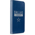 NFL Dallas Cowboys Blue Performance Series iPhone 15 Plus Folio Case