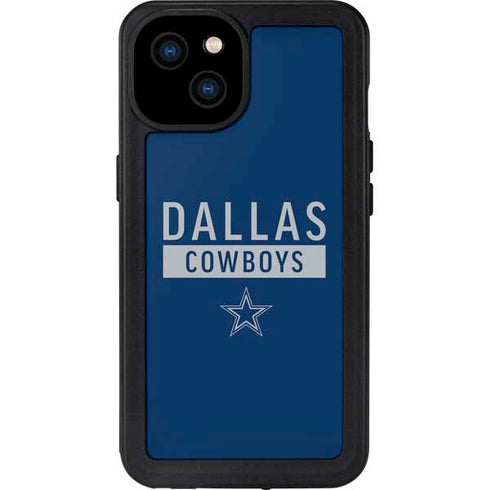 NFL Dallas Cowboys Blue Performance Series iPhone 15 Plus Waterproof Case