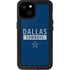 NFL Dallas Cowboys Blue Performance Series iPhone 15 Plus Waterproof Case