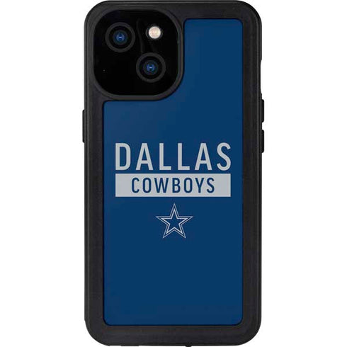 NFL Dallas Cowboys Blue Performance Series iPhone 15 Waterproof Case
