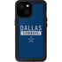 NFL Dallas Cowboys Blue Performance Series iPhone 15 Waterproof Case