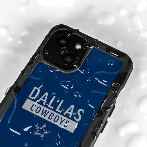 NFL Dallas Cowboys Blue Performance Series iPhone 15 Waterproof Case