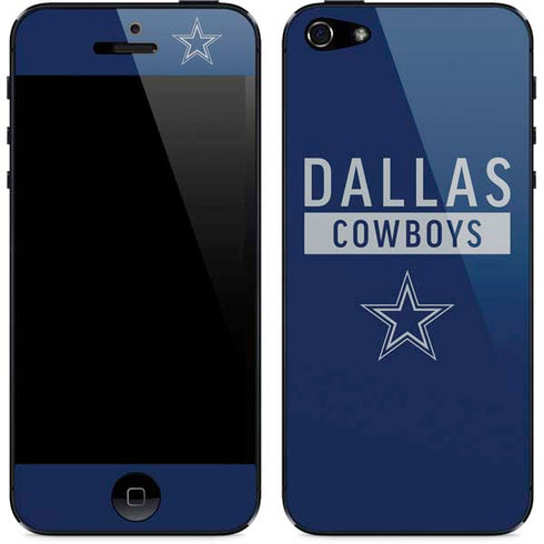 NFL Dallas Cowboys Blue Performance Series iPhone 5/5s/5SE Skin