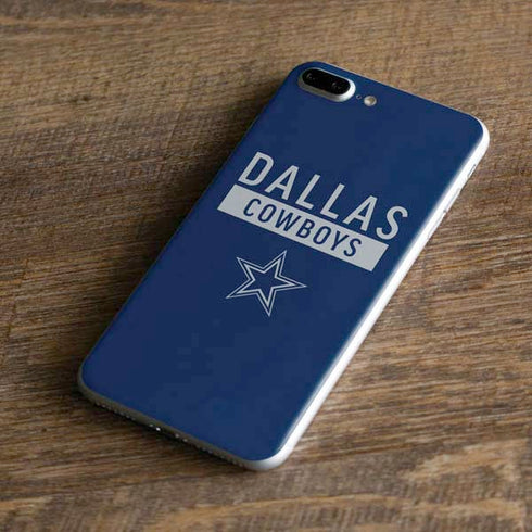 NFL Dallas Cowboys Blue Performance Series iPhone 8 Plus Skin