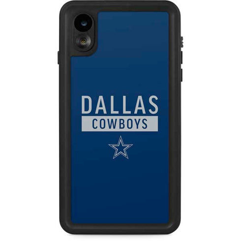 NFL Dallas Cowboys Blue Performance Series iPhone XR Waterproof Case
