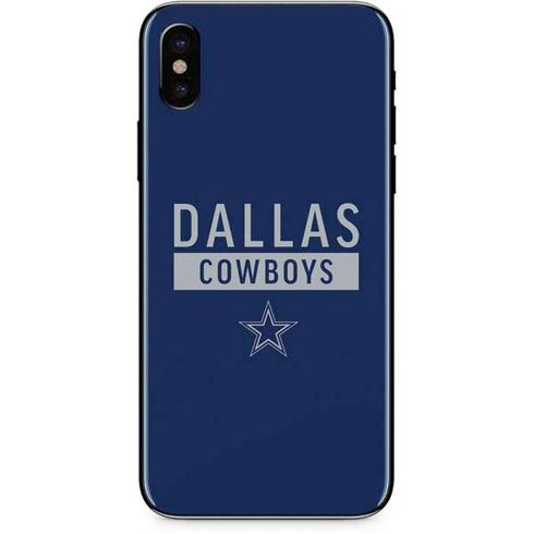 NFL Dallas Cowboys Blue Performance Series iPhone XS Skin