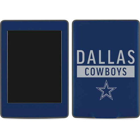 NFL Dallas Cowboys Blue Performance Series Amazon Kindle Skin