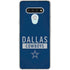 NFL Dallas Cowboys Blue Performance Series LG Stylo 6 Clear Case