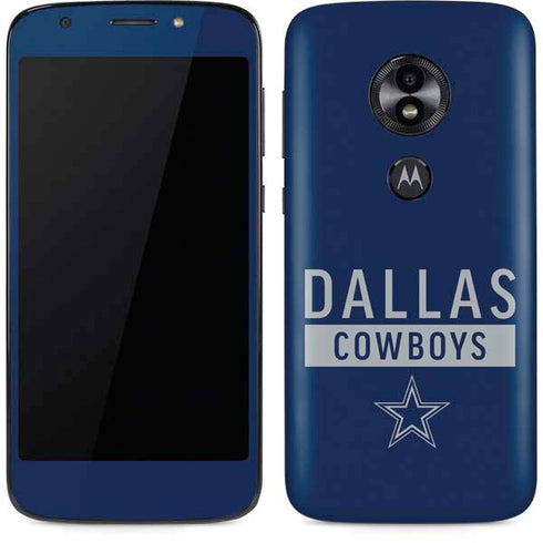 NFL Dallas Cowboys Blue Performance Series Moto E5 Play Skin