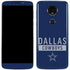 NFL Dallas Cowboys Blue Performance Series Moto E5 Plus Skin