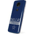 NFL Dallas Cowboys Blue Performance Series Moto E5 Plus Skin