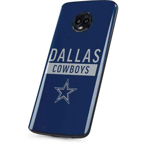 NFL Dallas Cowboys Blue Performance Series Moto G6 Skin