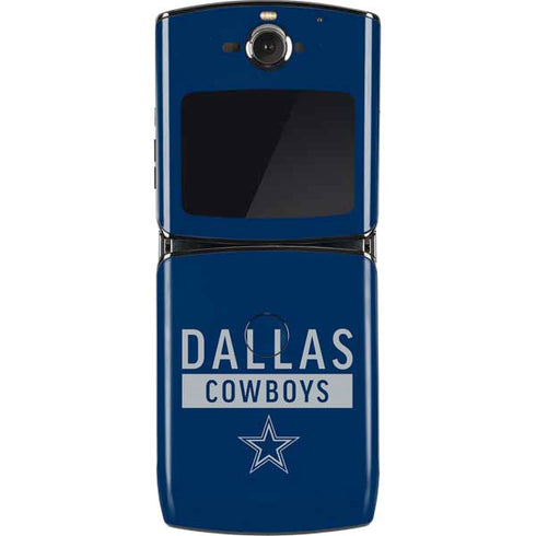 NFL Dallas Cowboys Blue Performance Series Motorola RAZR Skin